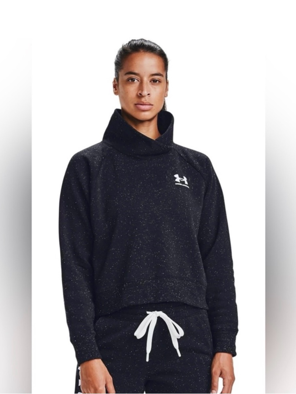 Under Armour Rival Fleece Wrap Neck Sweatshirt Size Medium